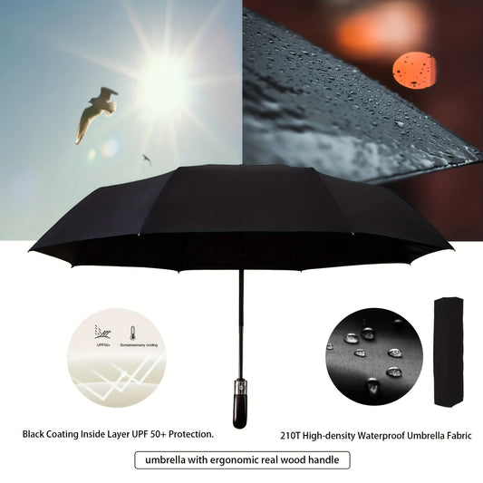 Windproof Travel Umbrella, Rainproof Automatic Umbrella, Portable And Compact Umbrella For Walking, Rain And Light Dual-use Sun Umbrella, Car Folding Fragrance Small Umbrella, Lightweight And Strong UV Protection
